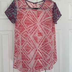 CAbi sheer tee shirt